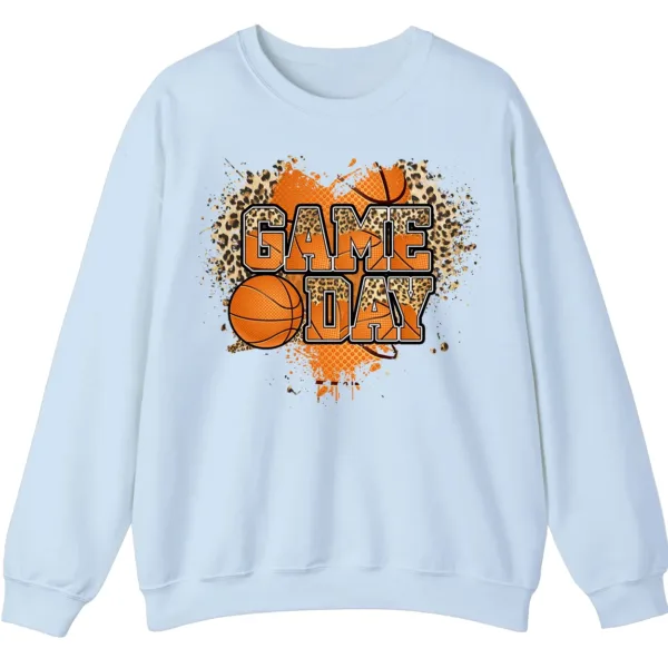 5.3 Basketball Game Day Graphic Crewneck Sweatshirt