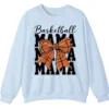 5.3 Basketball Mama Bow Crewneck Sweatshirt