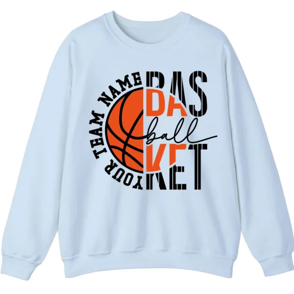 5.3 Personalized Basketball Team Name Crewneck Sweatshirt