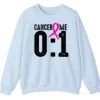 5.3 Cancer 0 Me 1 Pink Ribbon Survivor Crewneck Sweatshirt