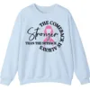 5.3 Stronger Than The Setback Sweatshirt, Breast Cancer Awareness Pink Ribbon Comeback Shirt