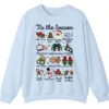 5.3 'Tis The Season Christmas Sweatshirt, Hot Cocoa Cookie Holiday Crewneck