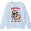 Expensive Difficult Skeleton Christmas Sweatshirt