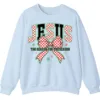 Jesus The Reason Plaid Bow Christmas Sweatshirt