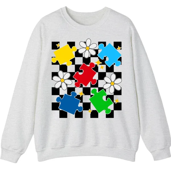 5.4 "I Would Not Change You For The World" Autism Mom Shirt, Puzzle Piece Bow Tie Support Gift
