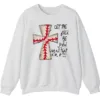 Baseball Cross Psalm 96:12 Sweatshirt, Christian Game Day Crewneck, Religious Sports Pullover, Faith and Baseball Fan Gift