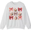5.4 Sporty Girl Aesthetic Baseball Theme Crewneck Gift Idea