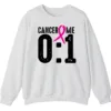 5.4 Cancer 0 Me 1 Pink Ribbon Survivor Crewneck Sweatshirt