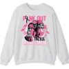 Pink Out Football Game Day Sweatshirt, Breast Cancer Awareness Cheerleading Pink Football Crewneck