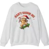 5.4 Can't Catch Me Gingerbread Man Skateboard Funny Christmas Sweatshirt