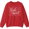 5.5 Pink Spirit Breast Cancer Awareness Sweatshirt, Warrior Hope Survivor Word Cloud Shirt