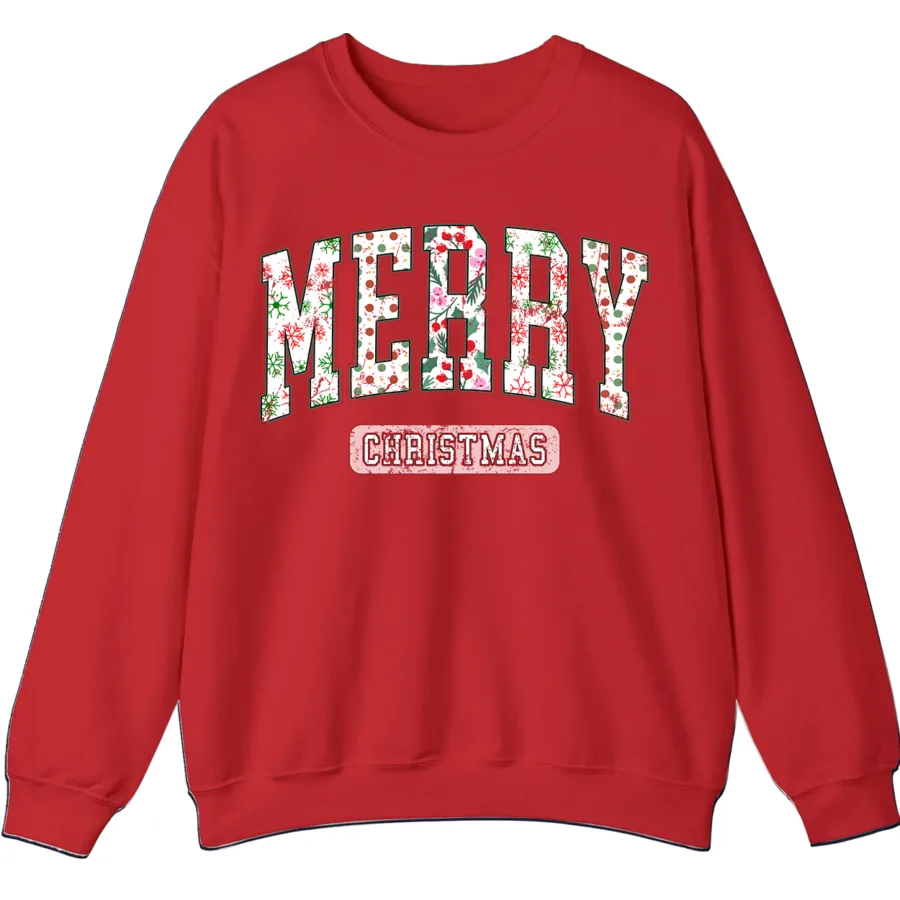 Home 18 Merry Christmas Crewneck Sweatshirt