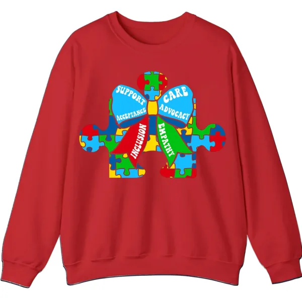 5.5 Change The World For You Autism Awareness Ribbon Sweatshirt, Sentimental Parent Gift