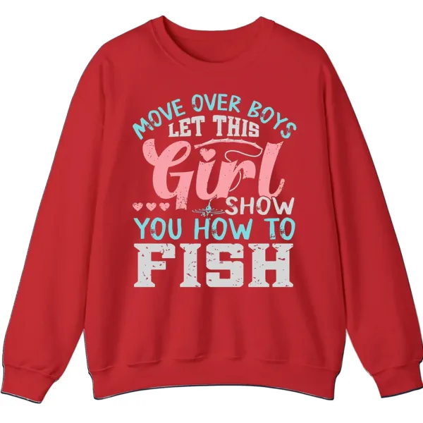 5.5 Feminist Fishing Hoodie - Girl Power Angler Apparel Gift
