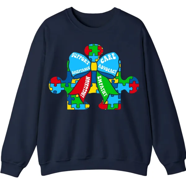 5.6 Change The World For You Autism Awareness Ribbon Sweatshirt, Sentimental Parent Gift