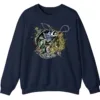 5.6 Largemouth Bass Fishing Sweatshirt - Camo Splash Art Crewneck