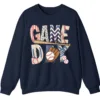 5.6 Game Day Baseball Patriotic USA Crewneck Sweatshirt
