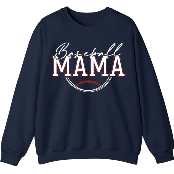 5.6 Baseball Mama Game Day Crewneck Sweatshirt for Women