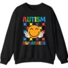 5.7 Autism Awareness Smiley Face Sweatshirt, Cute Happy Face Neurodiversity Crewneck