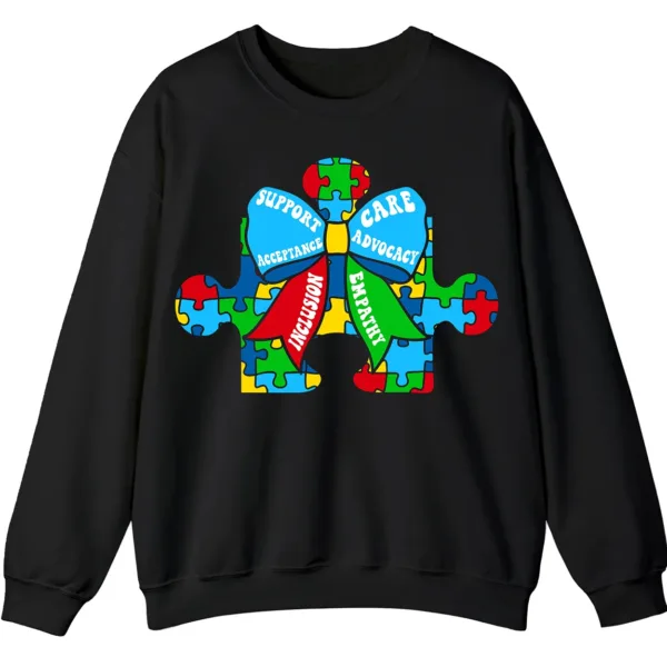 5.7 Change The World For You Autism Awareness Ribbon Sweatshirt, Sentimental Parent Gift