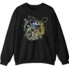 5.7 Largemouth Bass Fishing Sweatshirt - Camo Splash Art Crewneck