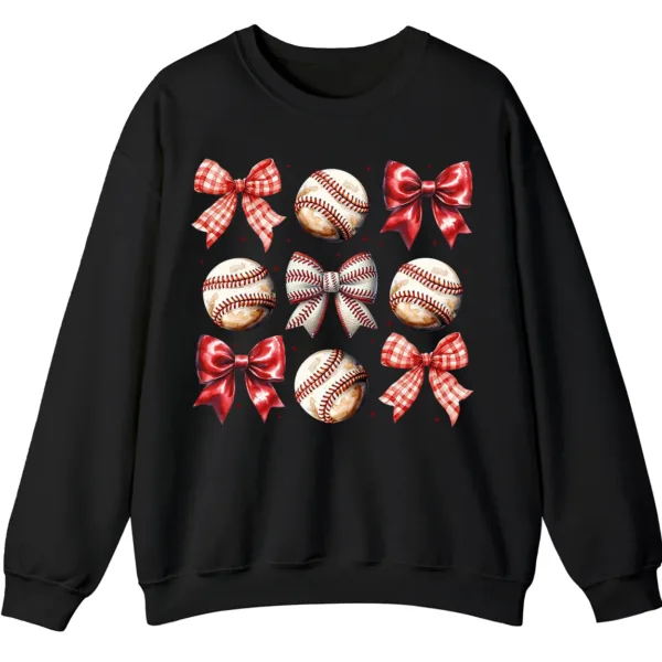 5.7 Sporty Girl Aesthetic Baseball Theme Crewneck Gift Idea
