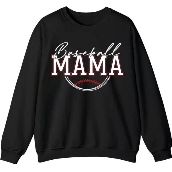 5.7 Baseball Mama Game Day Crewneck Sweatshirt for Women