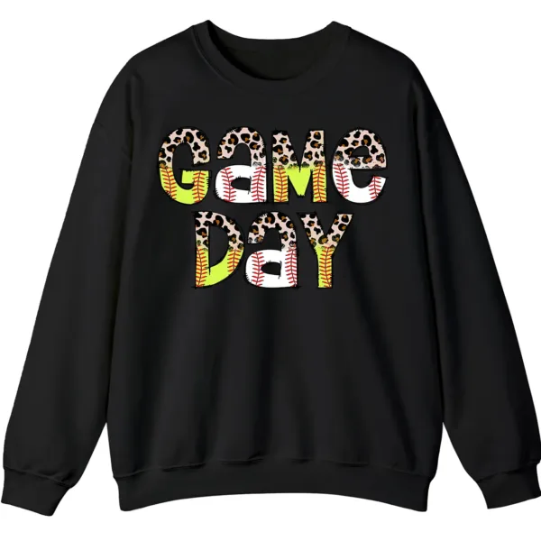 5.7 Baseball Game Day Graphic Crewneck Sweatshirt
