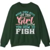 5.8 Feminist Fishing Hoodie - Girl Power Angler Apparel Gift