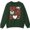 5.8 Baseball/Softball Mom Game Day Crewneck Sweatshirt - Cute Bow and Heart Graphic