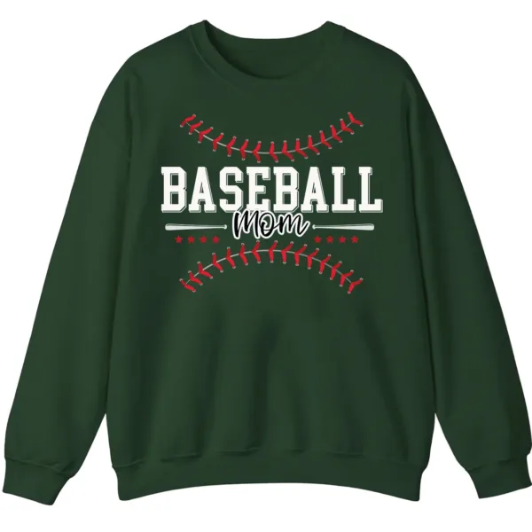 Baseball Mom Sweatshirt - Game Day Crewneck for Sports Mothers