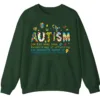 5.8 Funny Autism Definition Sweatshirt, "Offsetting Boring People" Sarcastic Crewneck Gift