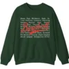 5.8 Baseball Terms Sweatshirt - Typographic Word List Crewneck Gift
