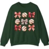 5.8 Sporty Girl Aesthetic Baseball Theme Crewneck Gift Idea