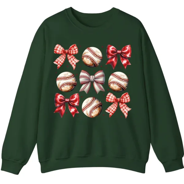 5.8 Sporty Girl Aesthetic Baseball Theme Crewneck Gift Idea