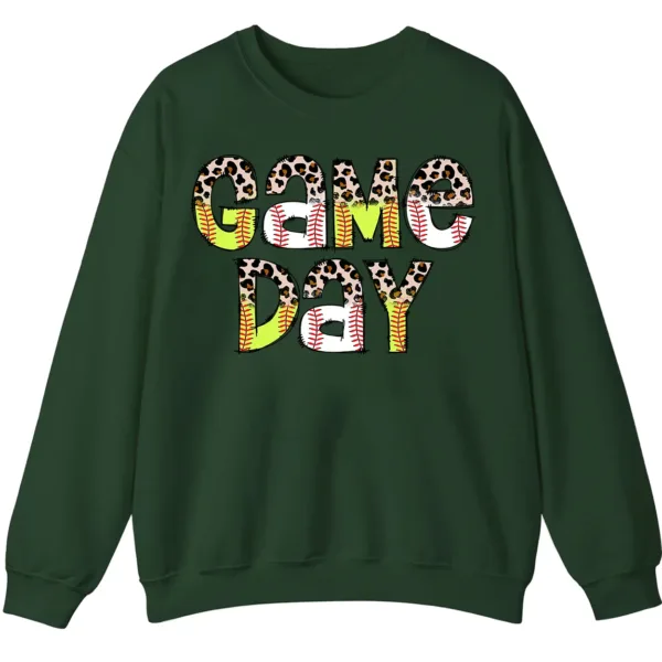 5.8 Baseball Game Day Graphic Crewneck Sweatshirt