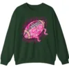 Pink Out Football Game Day Sweatshirt, Breast Cancer Awareness Cheerleading Pink Football Crewneck