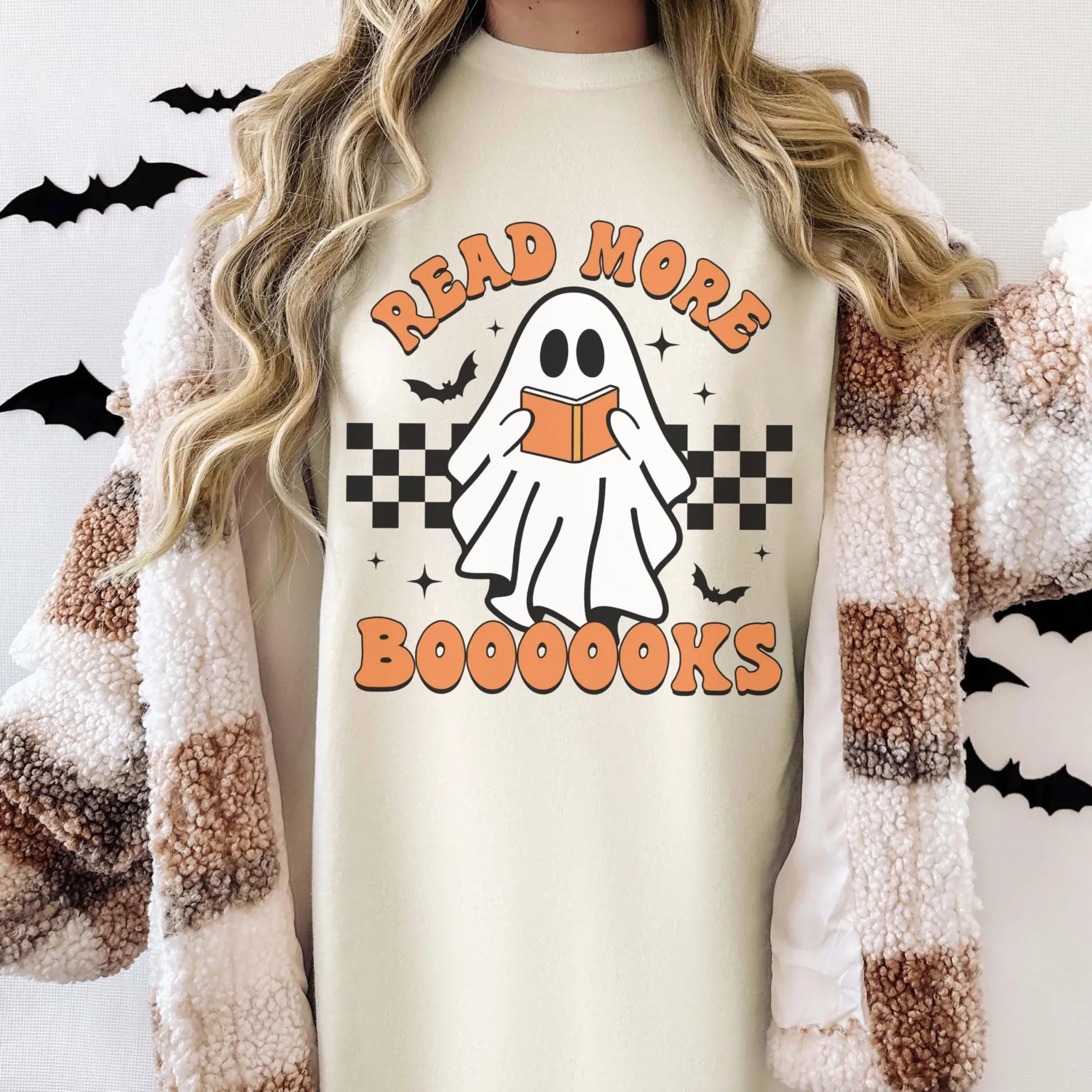 Read More Books Spooky Teacher Ghost Halloween T-Shirt