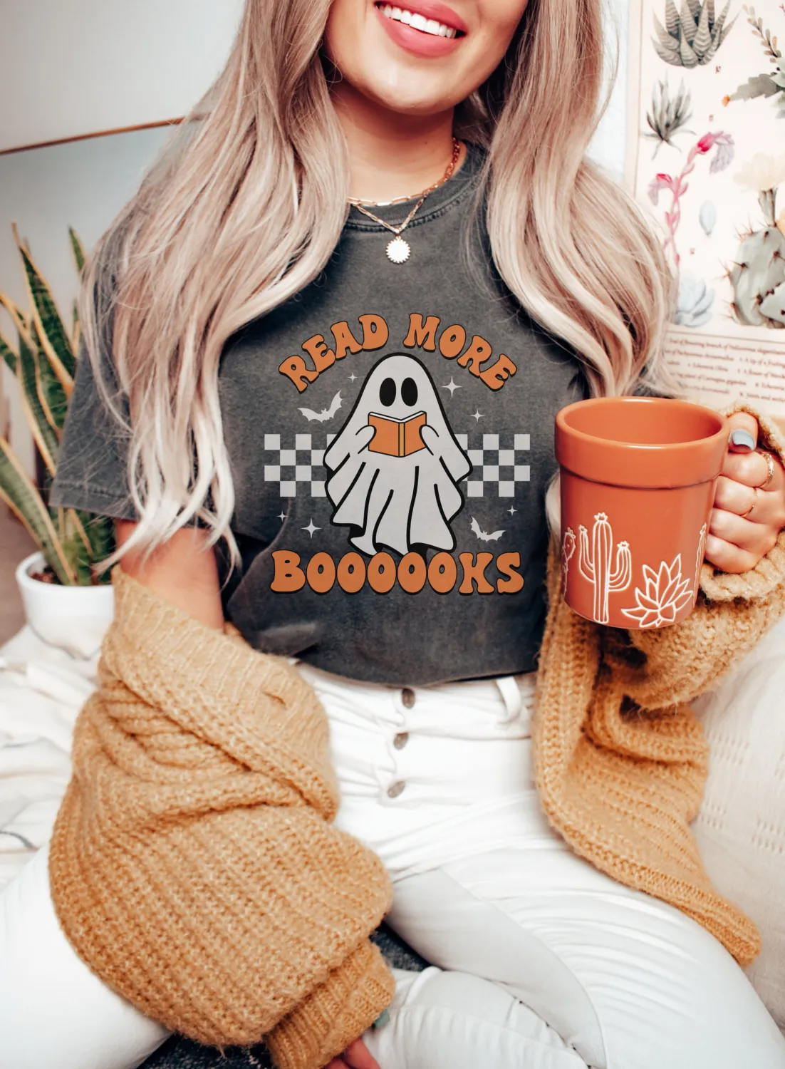 Read More Books Spooky Teacher Ghost Halloween T-Shirt Read More Books Spooky Teacher Ghost Halloween T-Shirt