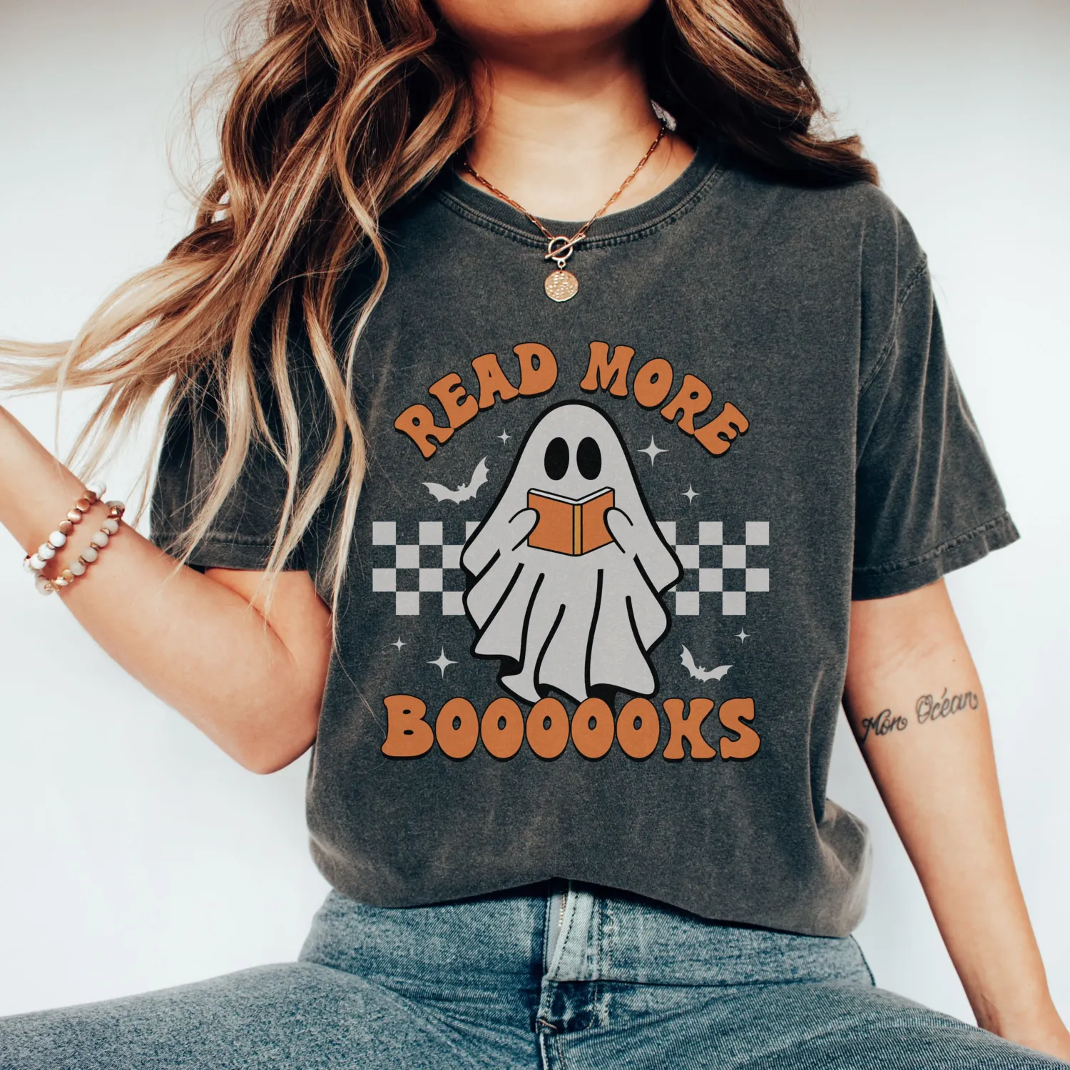Read More Books Spooky Teacher Ghost Halloween T-Shirt Read More Books Spooky Teacher Ghost Halloween T-Shirt