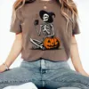 Skeleton Pumpkin Coffee Halloween T-Shirt Skeleton Pumpkin Coffee Halloween T-Shirt