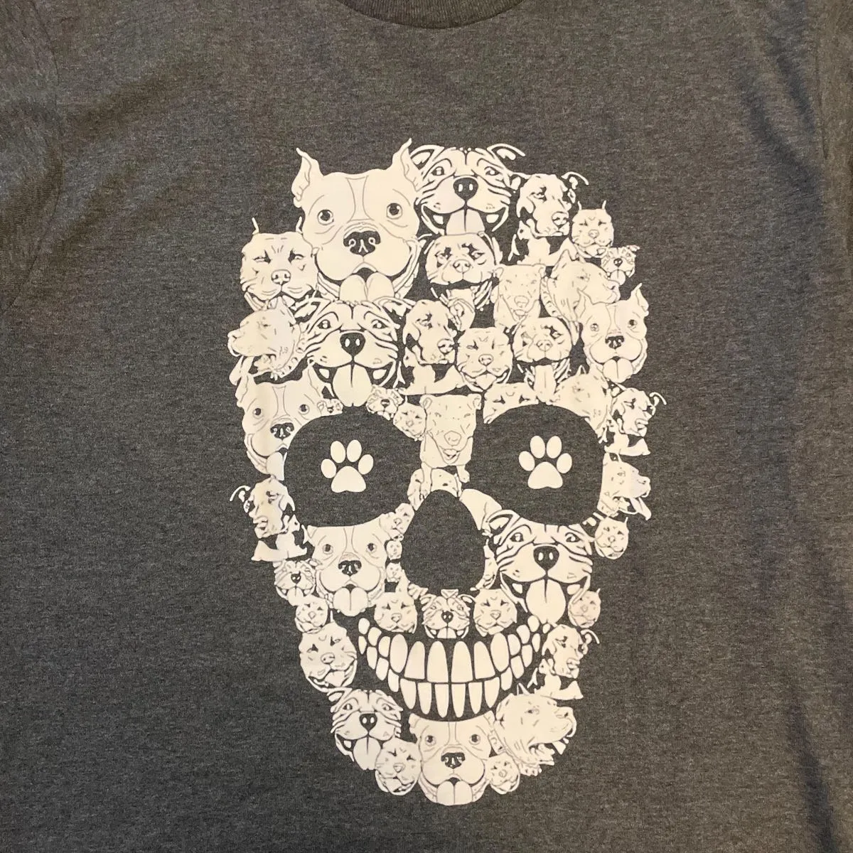 Pitbull Skull Halloween T-Shirt Pitbull Skull Halloween T-Shirt