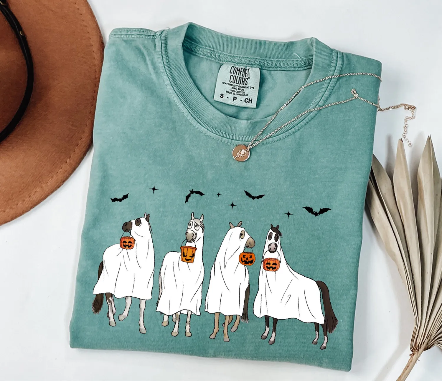 Cute Ghost Horse Halloween T-Shirt Cute Ghost Horse Halloween T-Shirt