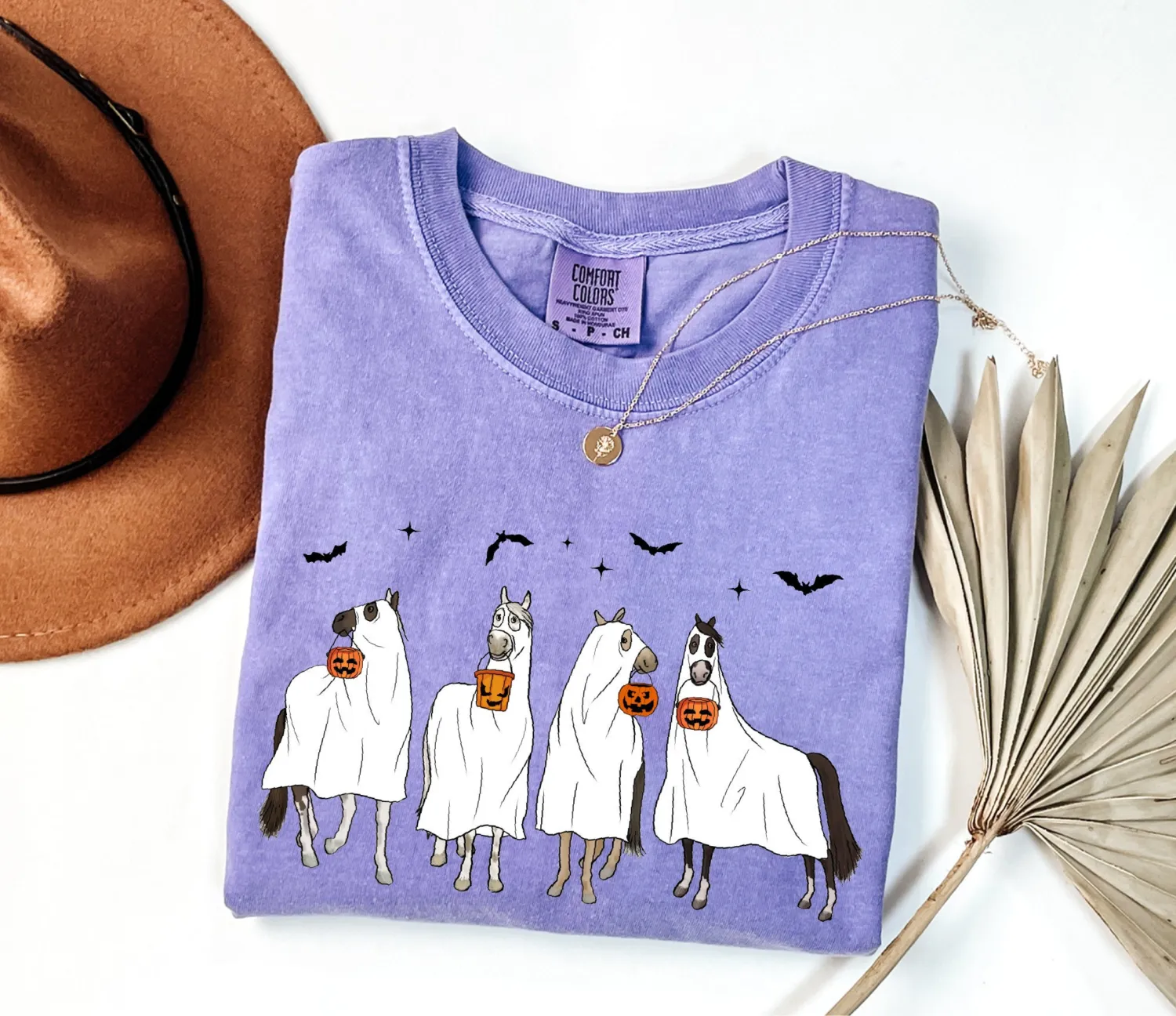 Cute Ghost Horse Halloween T-Shirt Cute Ghost Horse Halloween T-Shirt