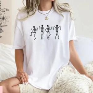 Dancing Skeleton Halloween Sweatshirt Dancing Skeleton Halloween Sweatshirt
