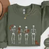 Halloween Dachshund Skeleton Sweatshirt