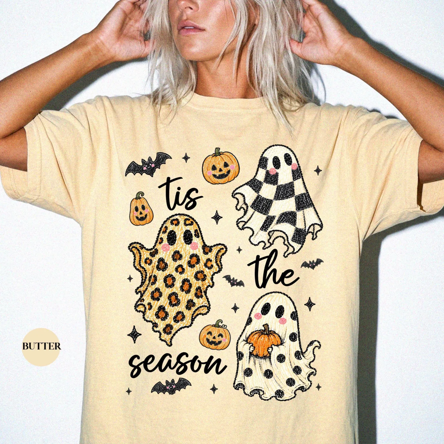 Vintage Retro Ghost Tis The Season Halloween T-Shirt Vintage Retro Ghost Tis The Season Halloween T-Shirt