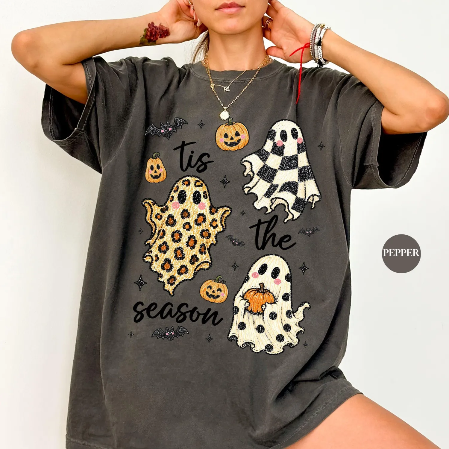 Vintage Retro Ghost Tis The Season Halloween T-Shirt Vintage Retro Ghost Tis The Season Halloween T-Shirt