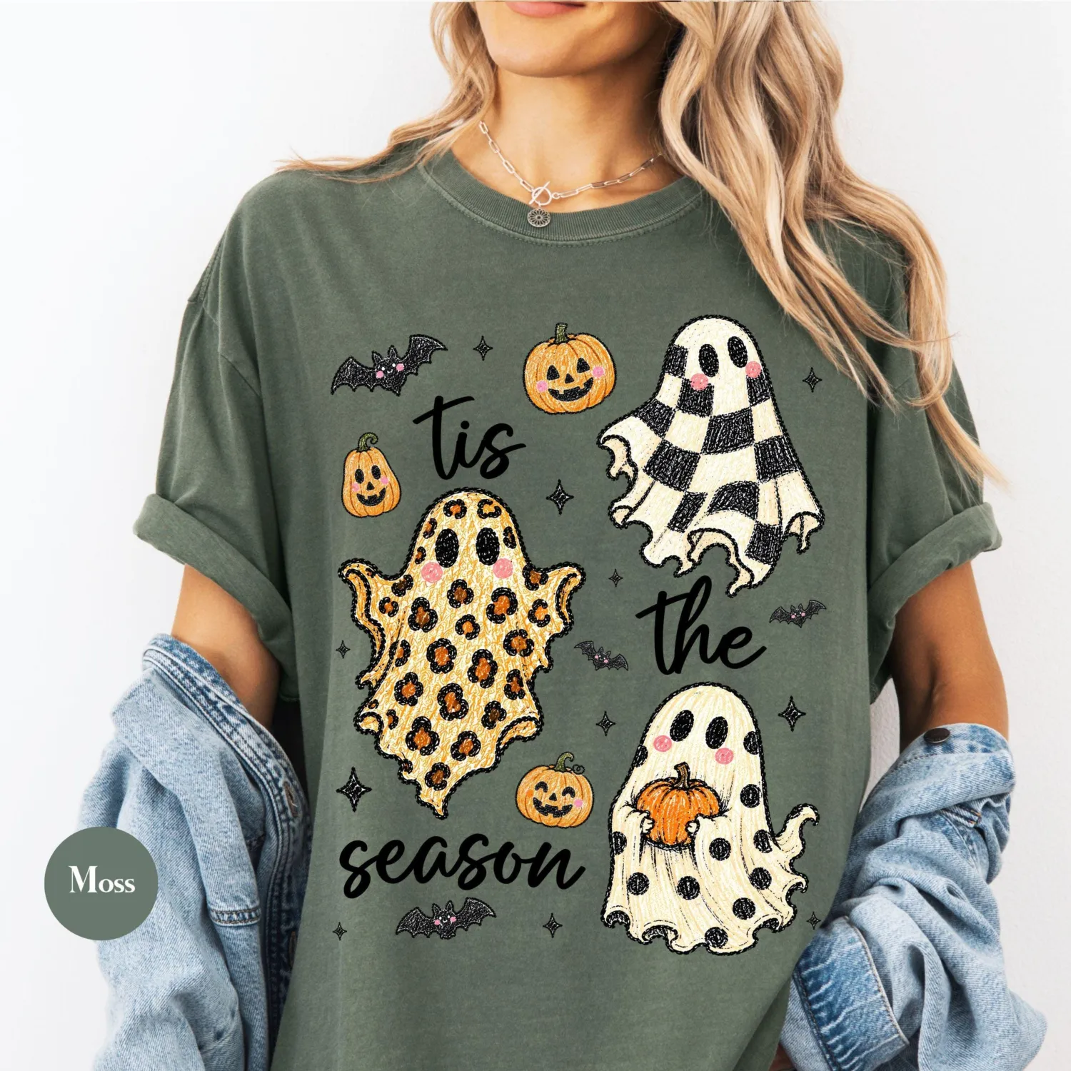 Vintage Retro Ghost Tis The Season Halloween T-Shirt Vintage Retro Ghost Tis The Season Halloween T-Shirt