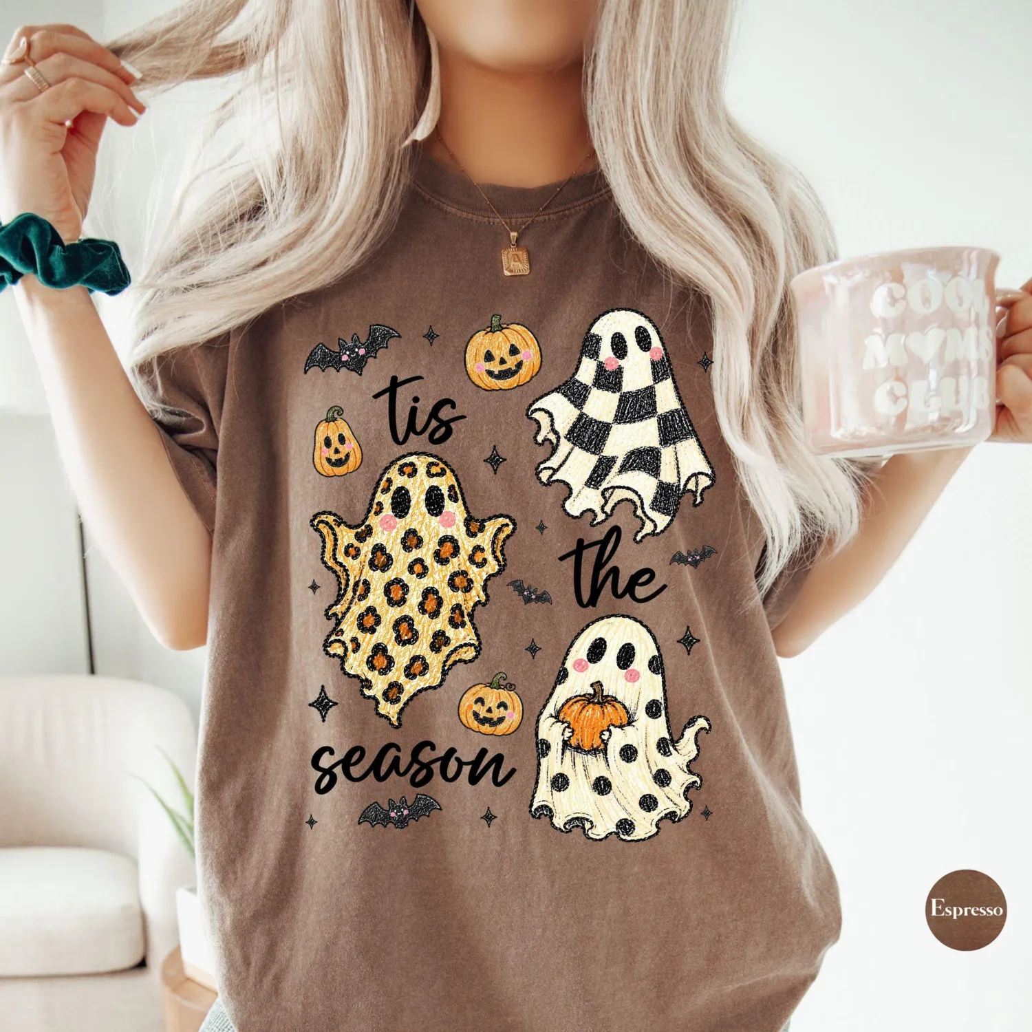 Vintage Retro Ghost Tis The Season Halloween T-Shirt Vintage Retro Ghost Tis The Season Halloween T-Shirt